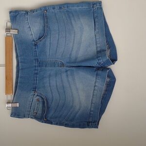 Denim Pull-on Short